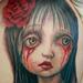 Tattoos - Mark Ryden's Rose In Progress - 58663